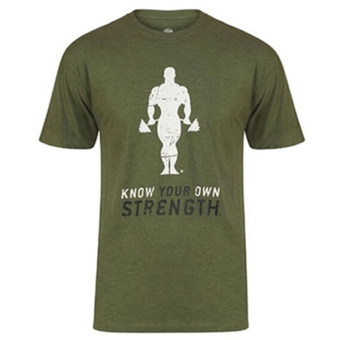 Golds Gym Pánské tričko Joe Premium S  Zelená