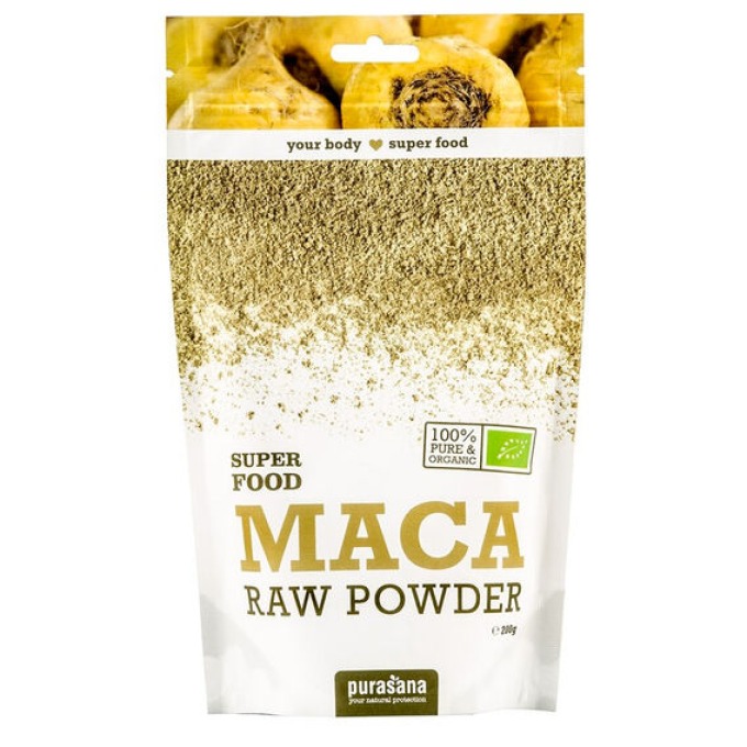 Purasana Maca Powder BIO 200 g bez příchutě