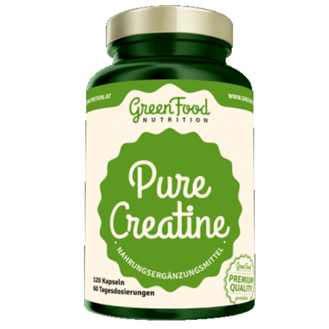 GreenFood Pure Creatine 120 kapslí