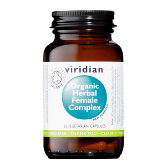 Viridian Herbal Female Complex Organic 30 kapslí