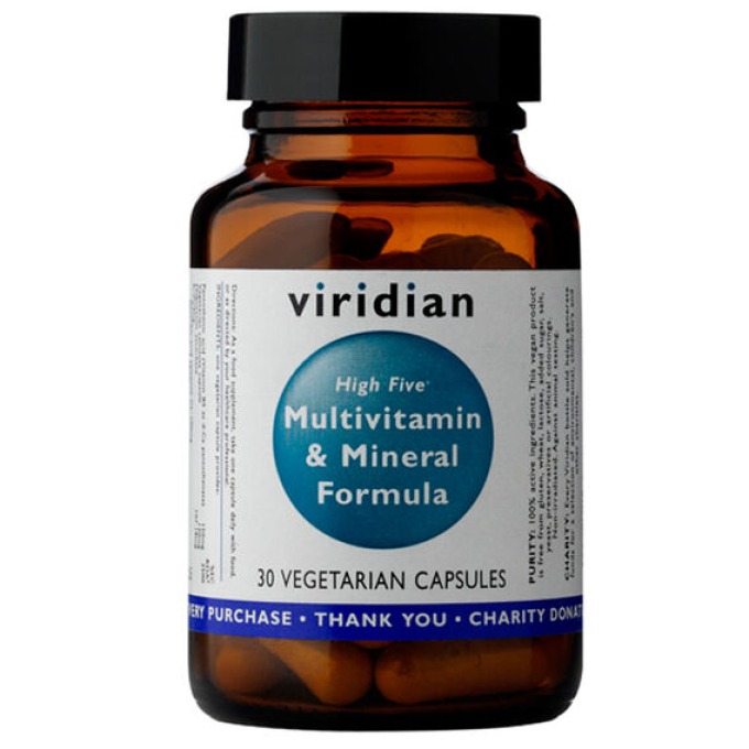 Viridian High Five Multivitamin & Mineral Formula 60 kapslí