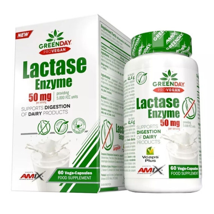 Amix ProVegan Lactase Enzyme 60 kapslí