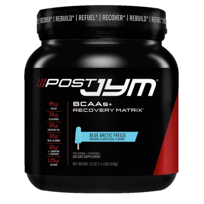 Post JYM BCAAS + Recovery matrix 600 g rainbow sherbet