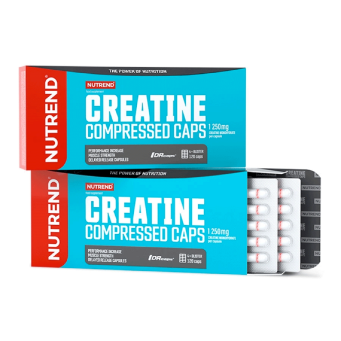 Nutrend Creatine Compressed caps 120 kapslí