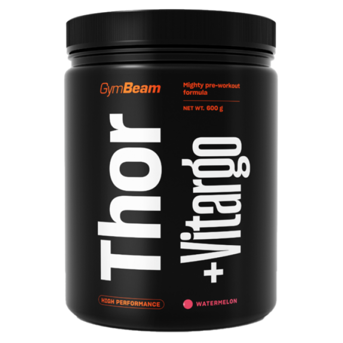 GymBeam Předtréninkový stimulant Thor Fuel + Vitargo 600 g citron, limetka