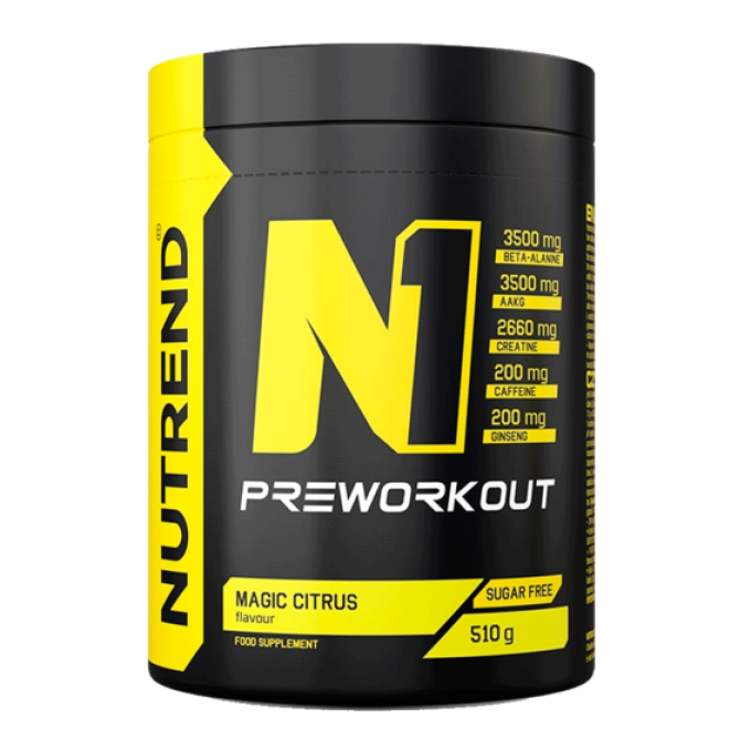 Nutrend N1 Pre-Workout 17 g červený pomeranč