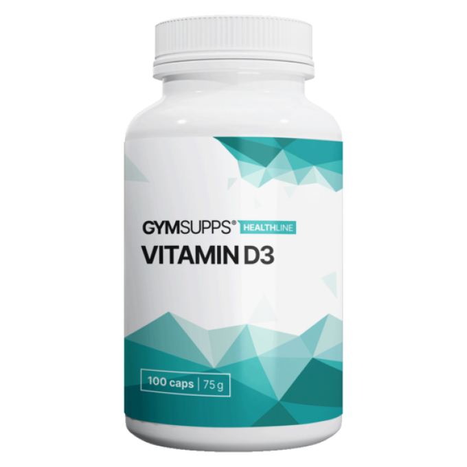 GymSupps Vitamin D3 100 kapslí