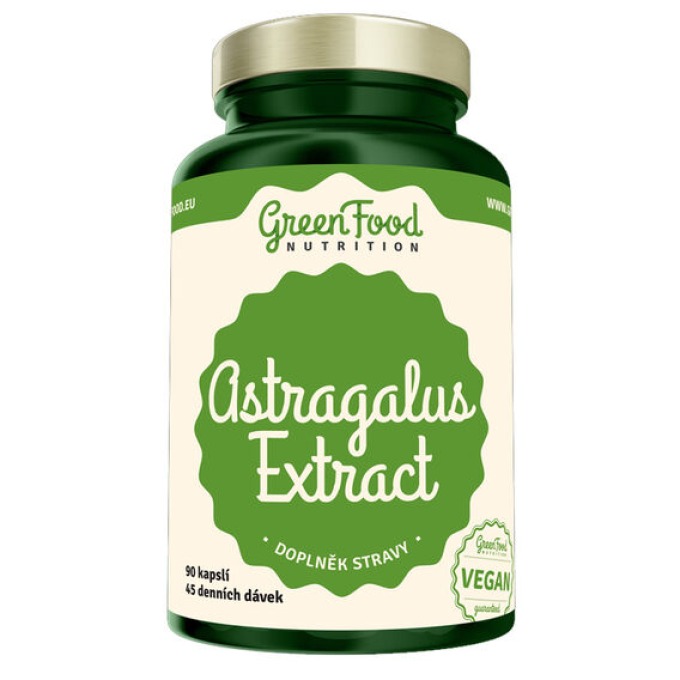 GreenFood Astragalus Extract 90 kapslí