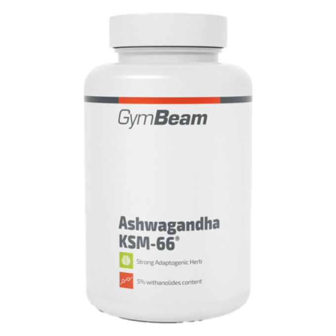 GymBeam Ashwagandha KSM-66 90 kapslí