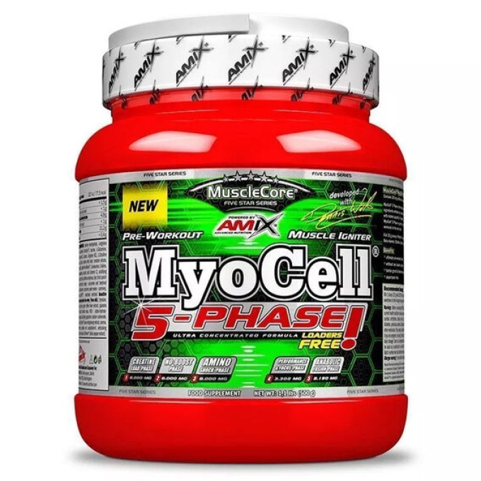 Amix MyoCell 5 Phase 500 g ovocný punč