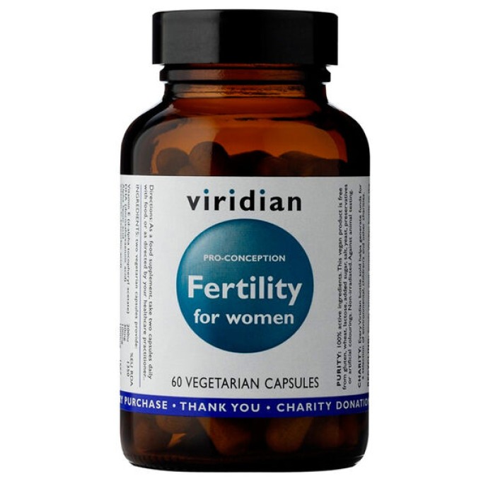 Viridian Fertility for Women 60 kapslí