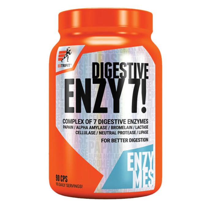 Extrifit Enzy 7! Digestive Enzymes 90 kapslí