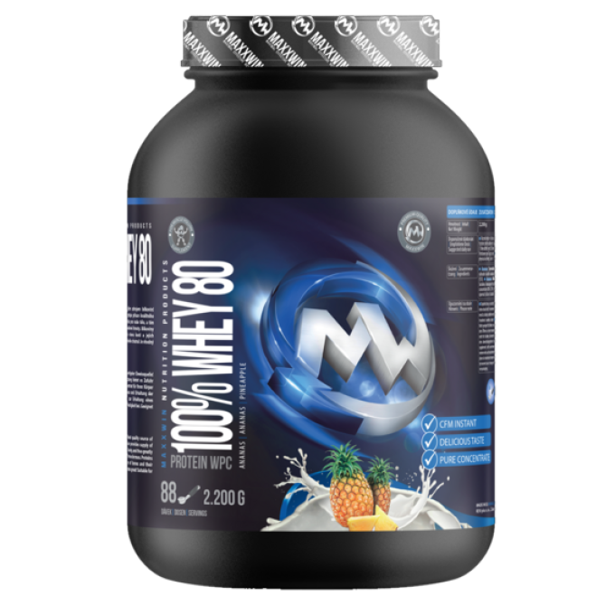 MAXXWIN 100% WHEY 80 2200 g kapučíno