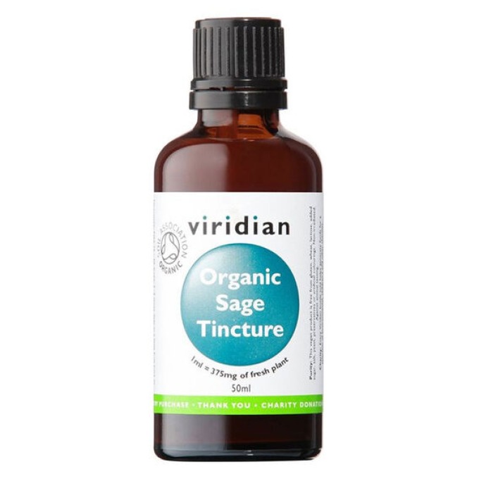 Viridian Organic Sage Tincture 50ml