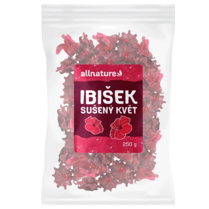 Allnature Ibišek sušený květ 250 g