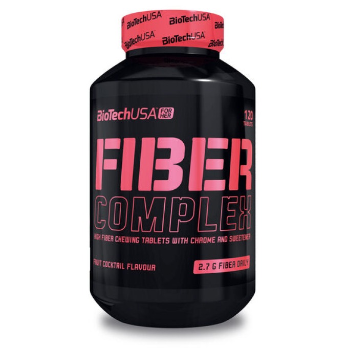 BiotechUSA Fiber Complex For Her 120 tablet ovocný punč