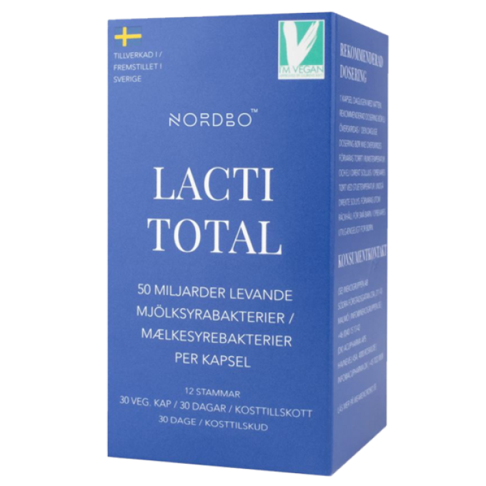 Nordbo Lacti Total 30 kapslí