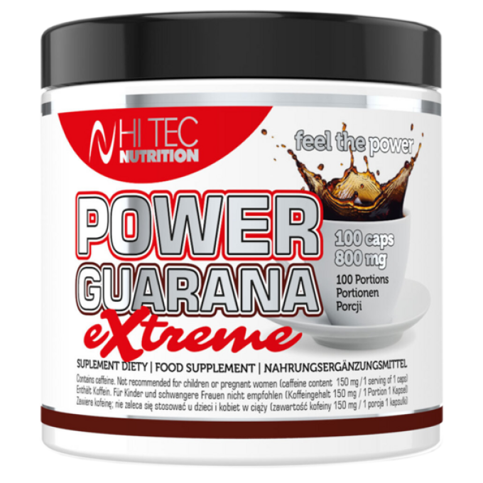 HiTec Power Guarana 100 kapslí