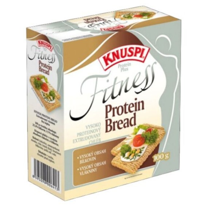 Knuspi Fitness Protein Bread 100 g bez příchutě