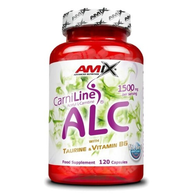 Amix ALC - s Taurinem a Vitamínem B6 120 kapslí