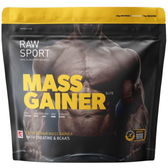 Raw Sport Elite Mass Gainer 2500 g čokoláda