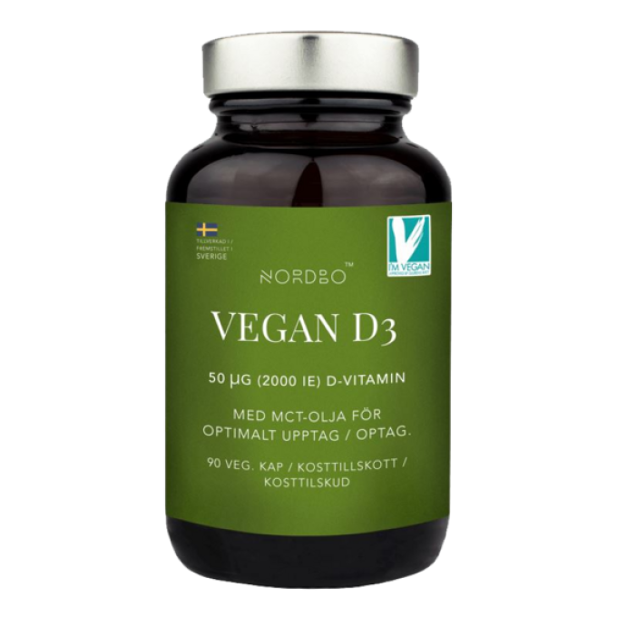 Nordbo Vegan D3 90 kapslí