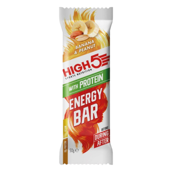 HIGH5 Energy Bar Protein 50 g banán, oříšek