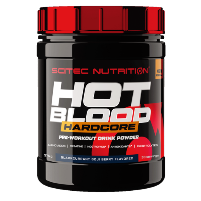 Scitec Hot Blood Hardcore 700 g růžová limonáda