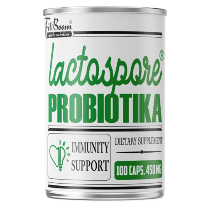 FitBoom LactoSpore Probiotics 100 kapslí