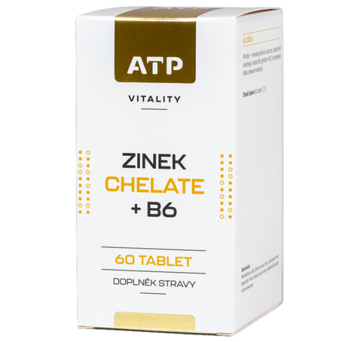 ATP Vitality Zinek Chelate + B6 60 tablet