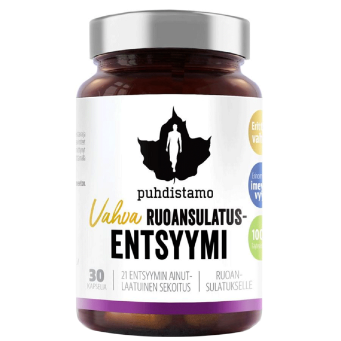 Puhdistamo Super Digestive Enzymes 30 kapslí