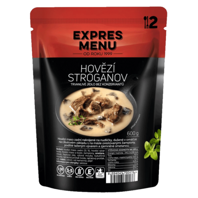 Expres menu Hovězí Stroganov 600 g