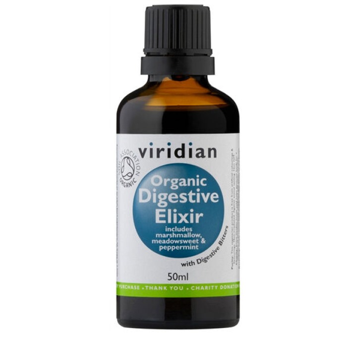 Viridian 100% Organic Digestive Elixir 50ml