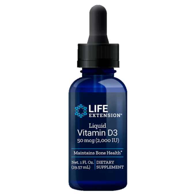 Life Extension Liquid Vitamin D3 2000IU 29,57ml