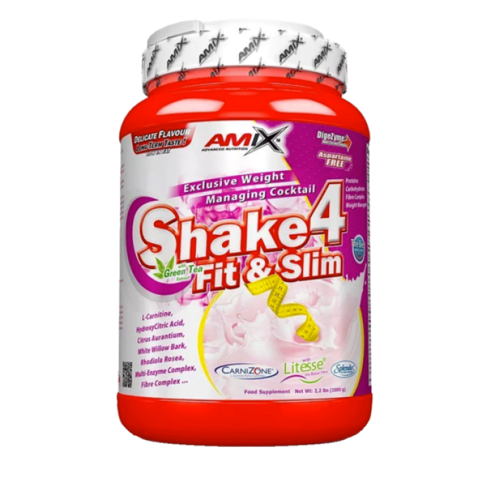 Amix Shake4 Fit&Slim 500 g jahoda