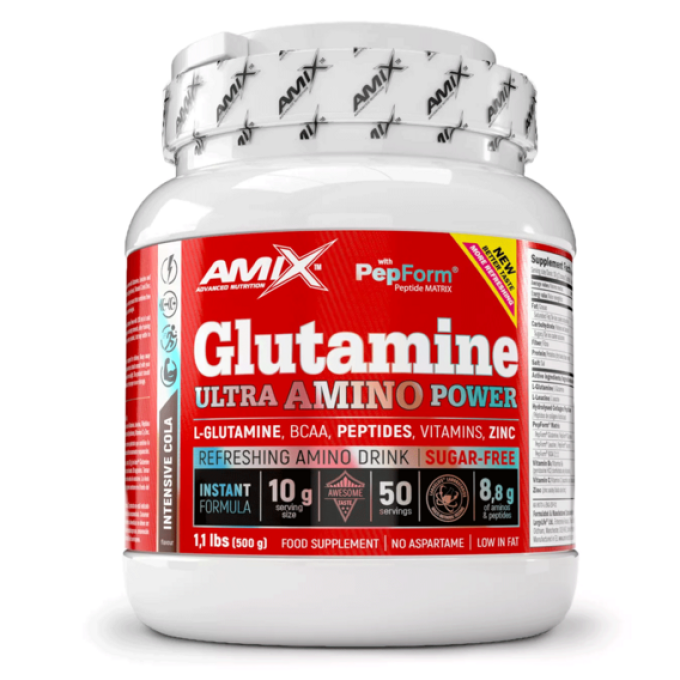 Amix Glutamine Ultra Amino Power 500 g pomeranč