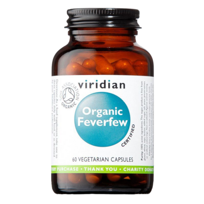 Viridian Feverfew 60 kapslí