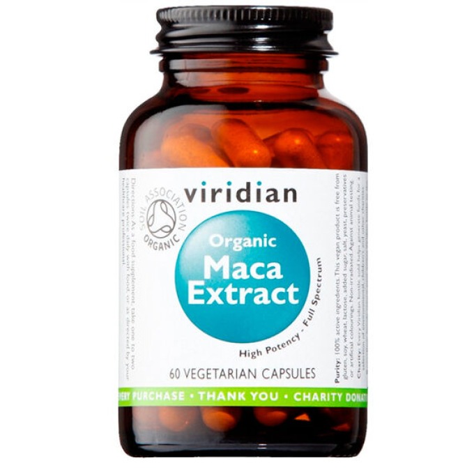 Viridian Organic Maca Extract 60 kapslí