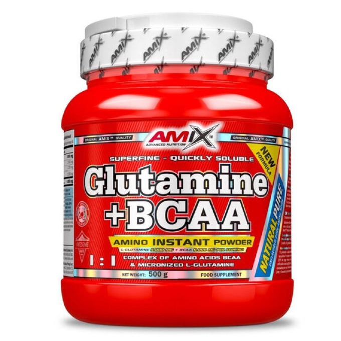 Amix Glutamine + BCAA prášek 500 g bez příchutě