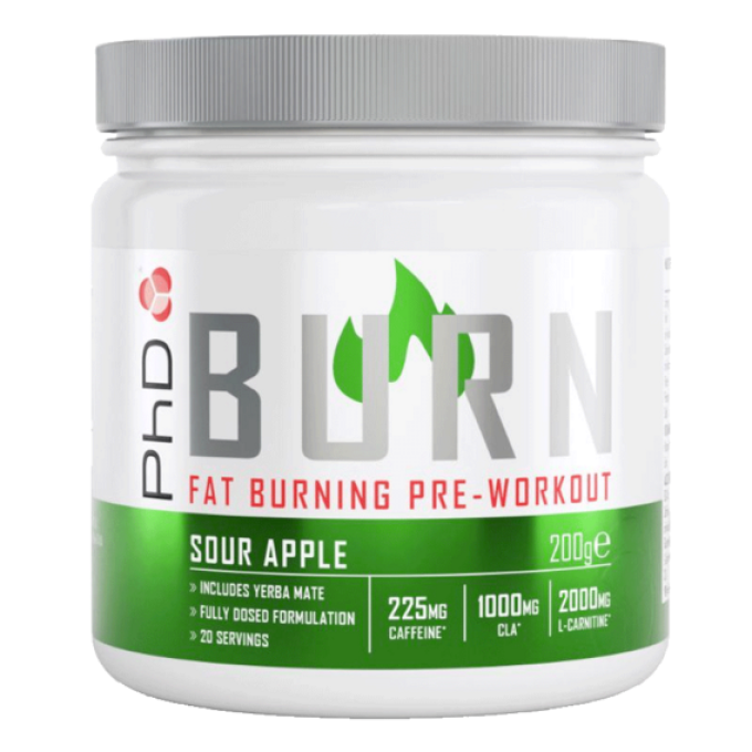 PhD Burn Pre-Workout 200 g citron