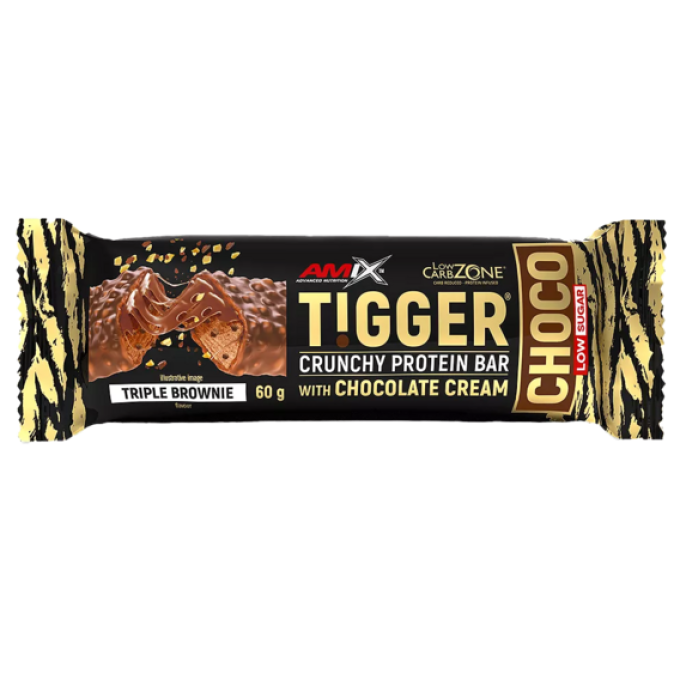 Amix Tigger Zero Choco Protein Bar 60 g čokoláda, kokos