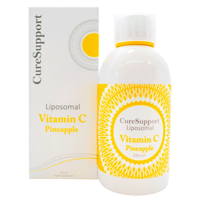 CureSupport Liposomal Vitamin C 500mg 250ml ananas