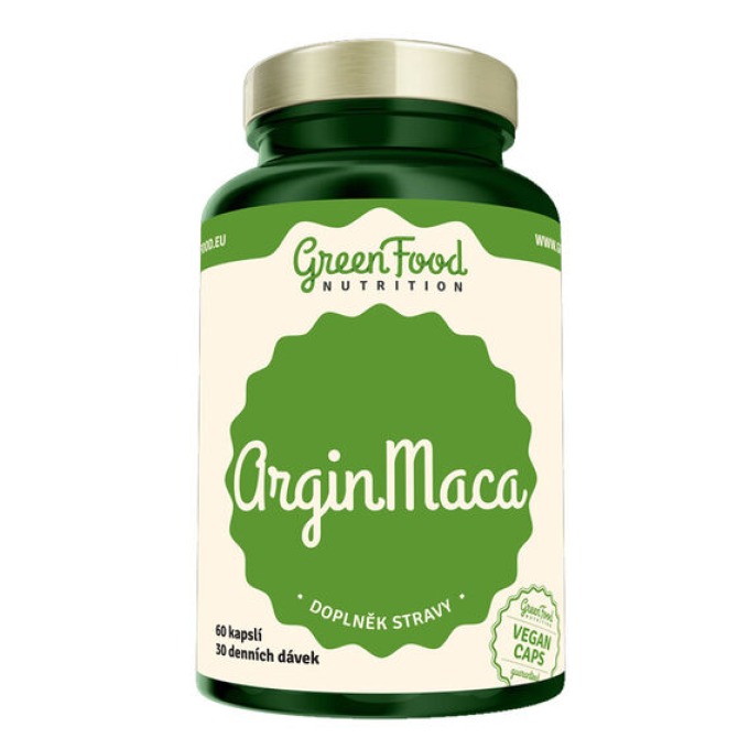 GreenFood ArginMaca 120 kapslí