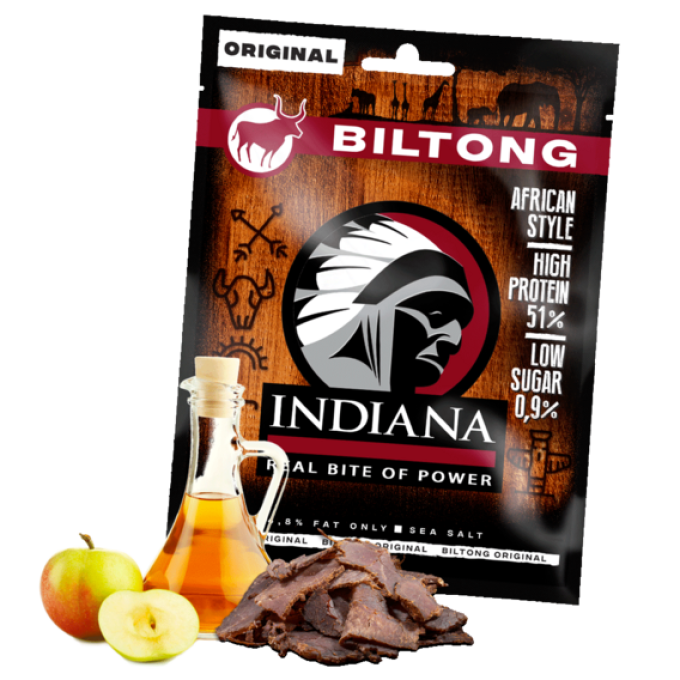 Indiana Biltong Jerky 25 g hovězí natural