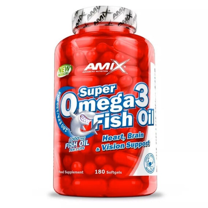 Amix Super Omega 3 Fish Oil 90  kapslí