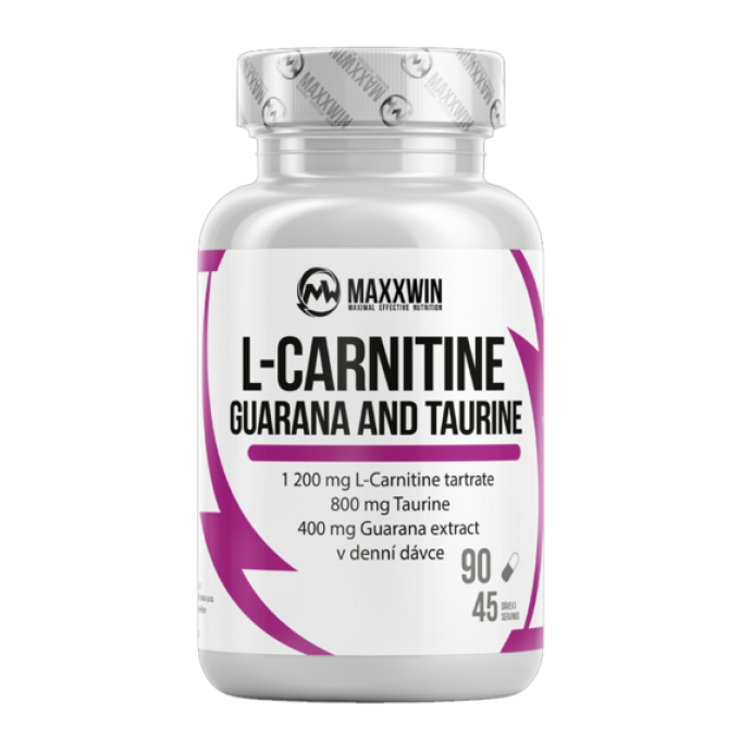 MAXXWIN L-Carnitine Guarana Taurine 90 kapslí