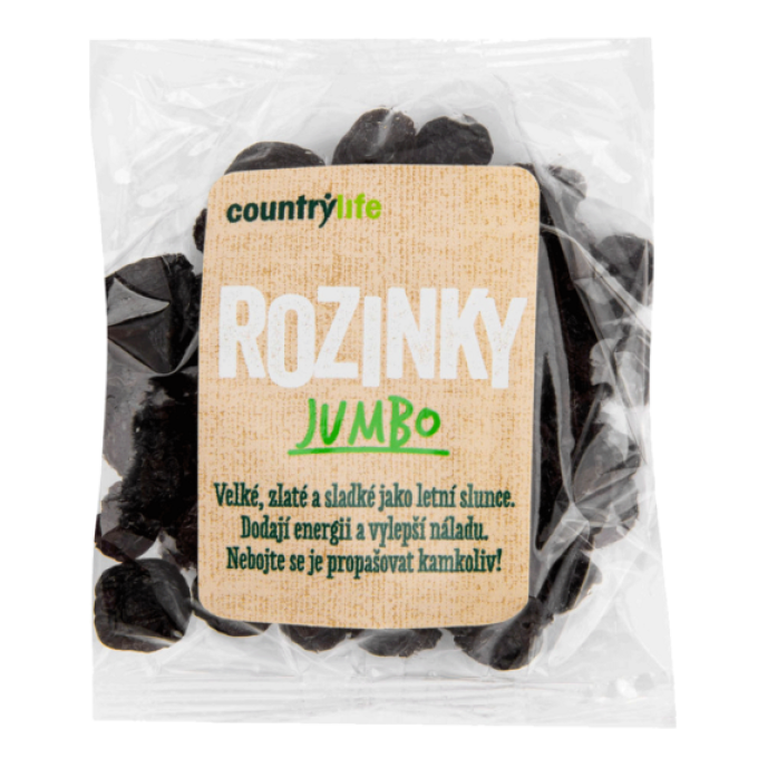 Country Life Rozinky jumbo 100 g