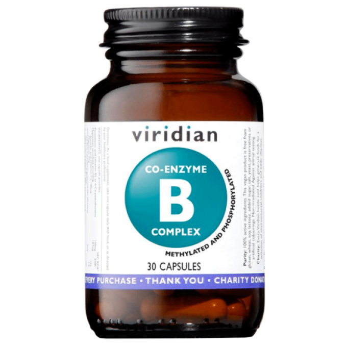 Viridian Co-enzyme B Complex 30 kapslí