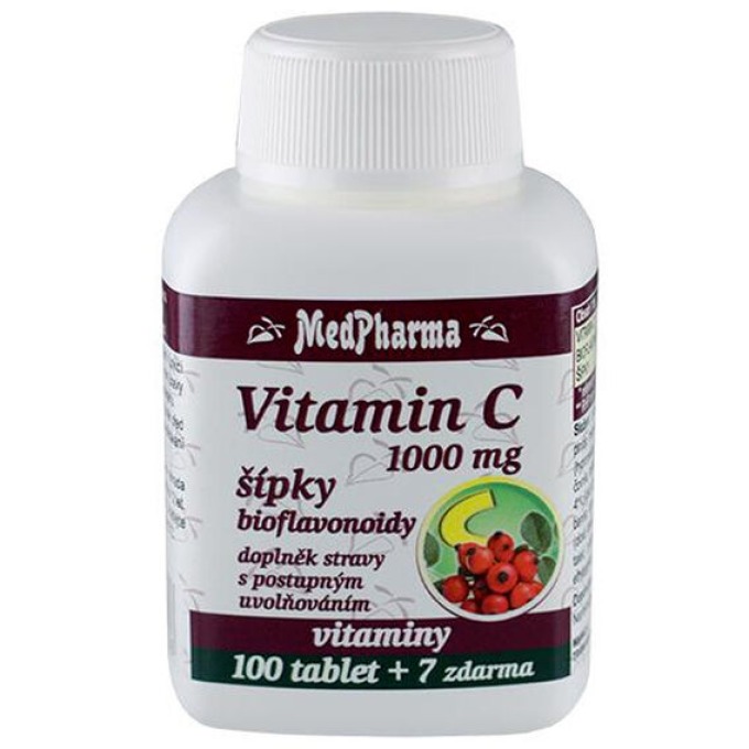 MedPharma Vitamin C 1000mg s šípky 107 tablet