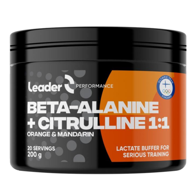 Leader Beta Alanine + Citruline 1:1 200 g pomeranč, mandarinka